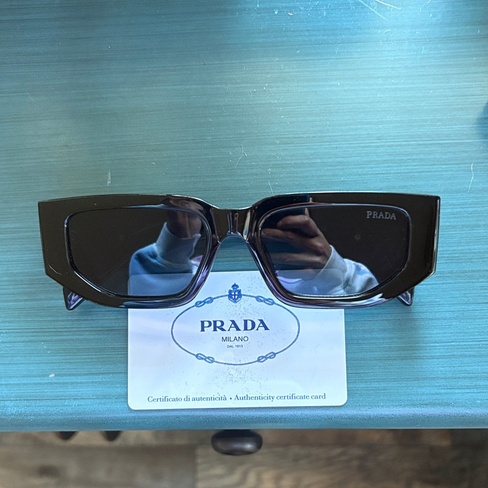 Prada Sleek Black Sunglasses